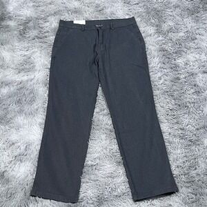 Jett‎ Jeans Mens Straight Fit Charcoal Gray Stretch Denim Trousers Size M NWT